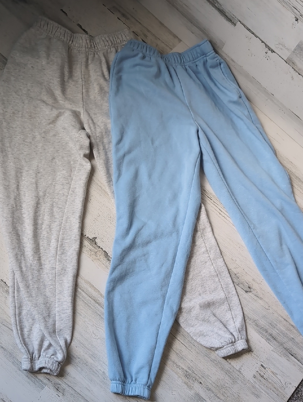 No Boundaries Light Blue and Heather Gray Fleece Joggers Double Deal